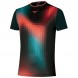 Mizuno Tennis Shadow Graphic Tee zwart rood T-shirt
