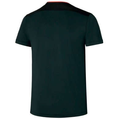Mizuno Tennis Shadow Graphic Tee zwart rood T-shirt