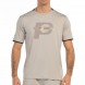 Bullpadel T-shirt Bises grijze marmeren