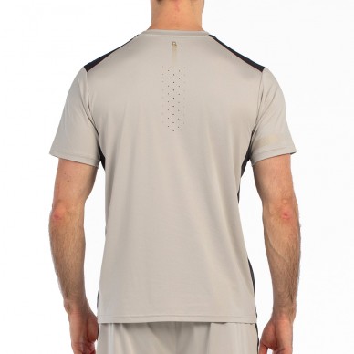 Bullpadel Brece steengrijs melange T-shirt
