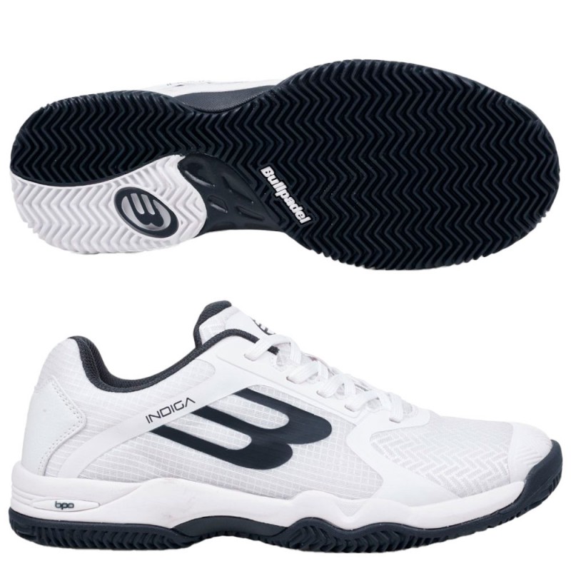 Bullpadel Indiga 25V white heren 2025 Bullpadel Indiga 25V white heren 2025