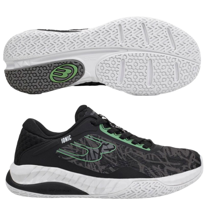 Bullpadel Ionic Woman 25V black green dames 2025 Bullpadel Ionic Woman 25V black green dames 2025