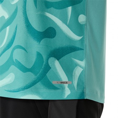 Asics Road Lite Show SS Top groene T-shirt
