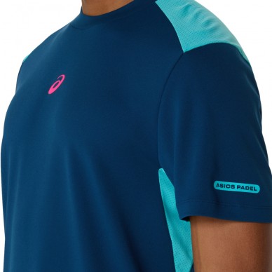 Asics Court SS Top blauwe T-Shirt