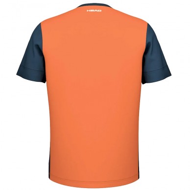 Head Slice oranje t-shirt