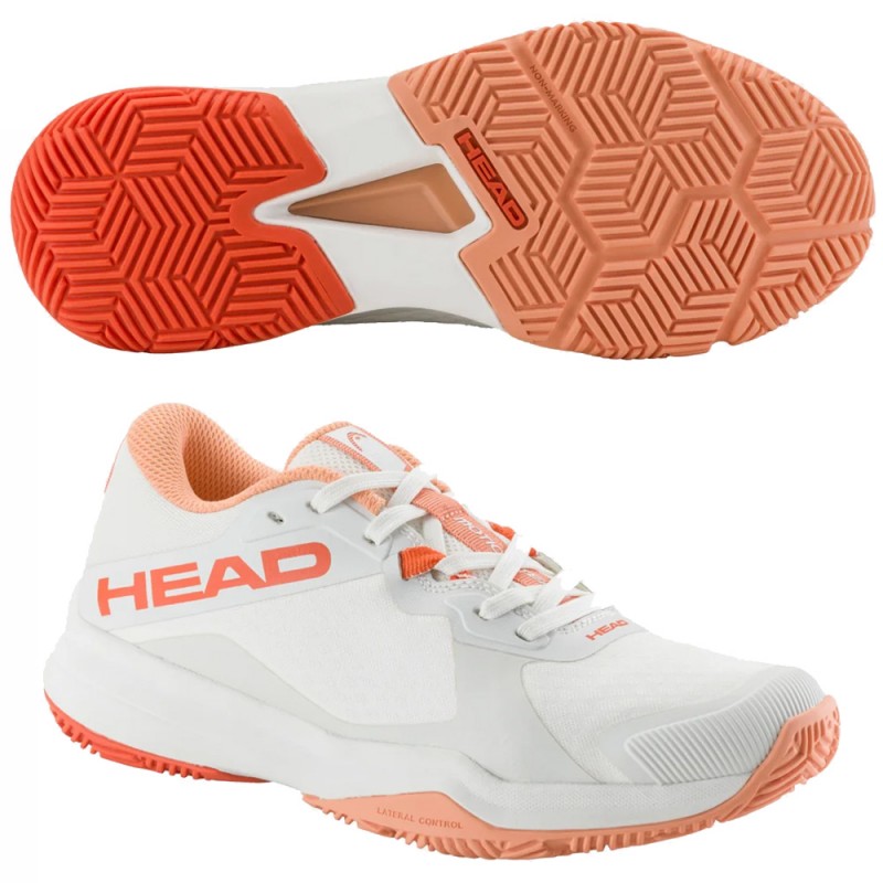 Head Motion Team Padel Woman white coral dames 2025 Head Motion Team Padel Woman white coral dames 2025