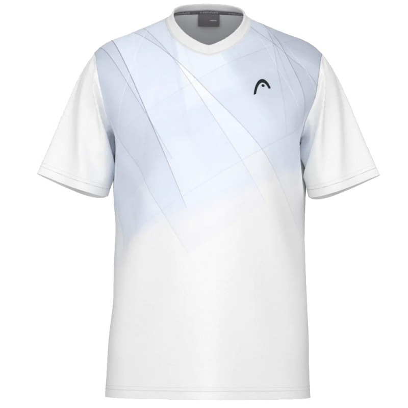 Head Topspin blauw wit T-shirt