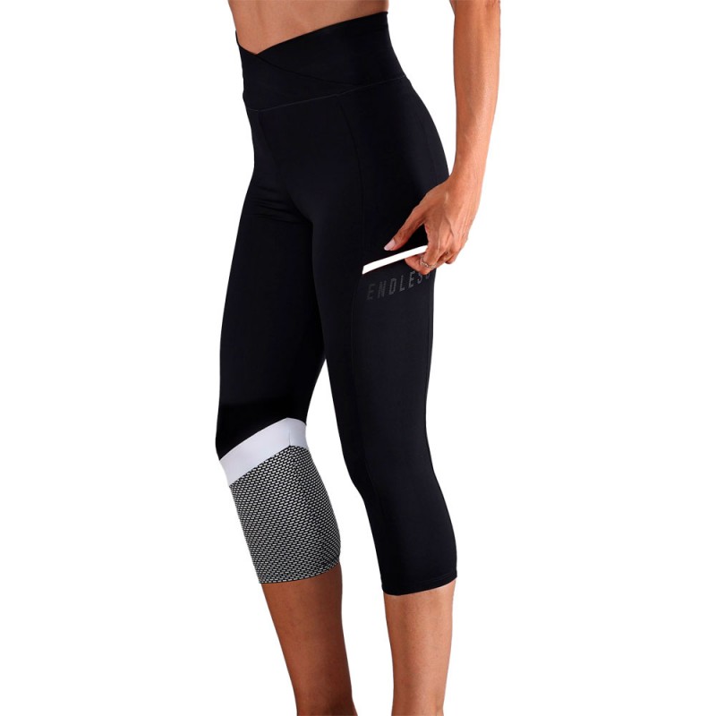Endless Line Pocket HW zwart grijze Tight