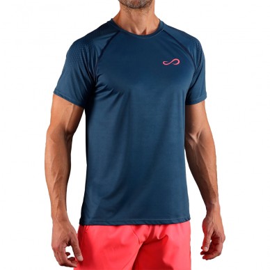 Endless Feisty Hexagon blauwe abyss T-shirt
