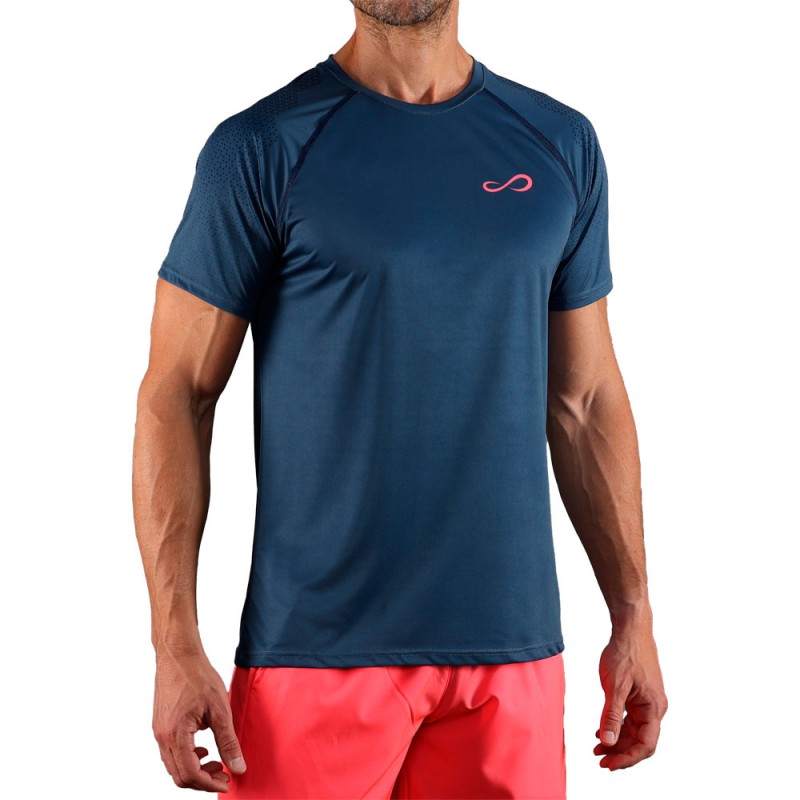 Endless Feisty Hexagon blauwe abyss T-shirt