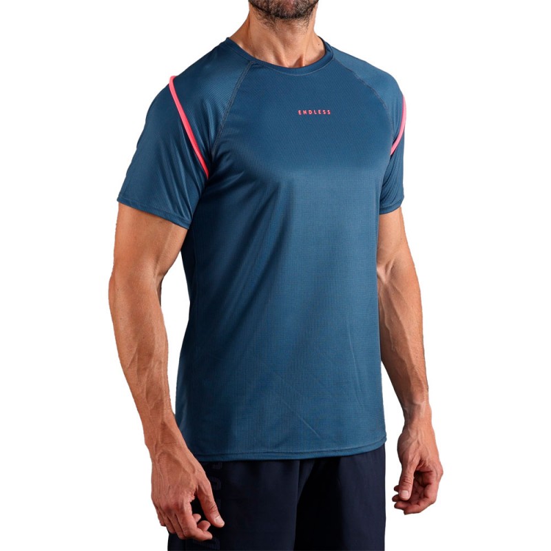 Endless Aphex blauwe abyss T-shirt Endless Aphex blauwe abyss T-shirt
