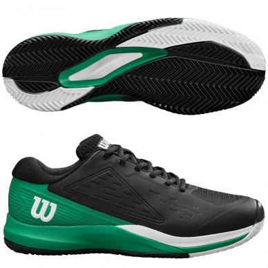 Wilson Rush Pro Ace Clay Black Bosphorus heren 2025