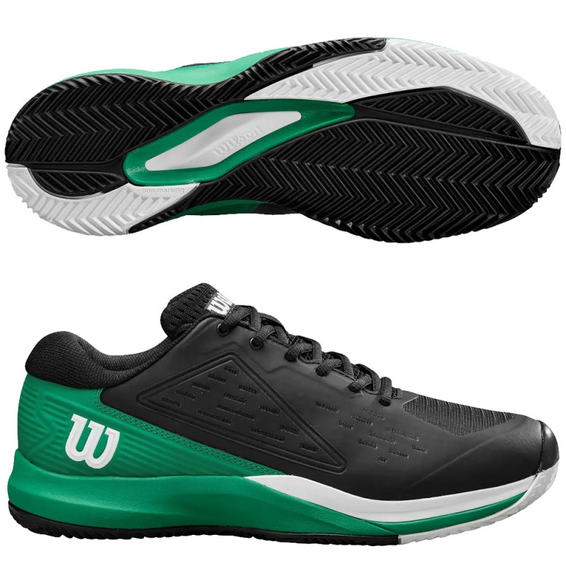 Wilson Rush Pro Ace Clay Black Bosphorus heren 2025