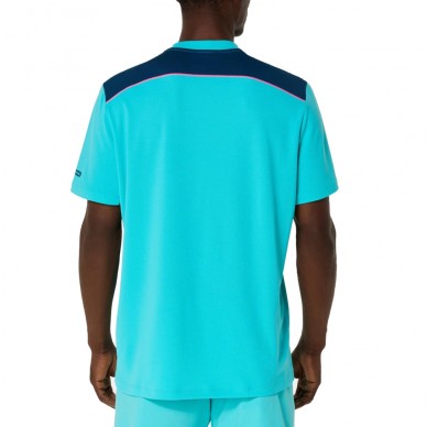 Asics Court SS Top elektrisch blauw T-shirt