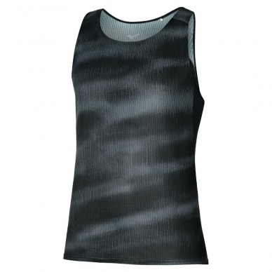 Mizuno Dryaeroflow Graphic Tank zwarte T-shirt
