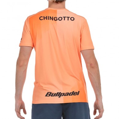 Bullpadel Chingotto 25V oranje t-shirt