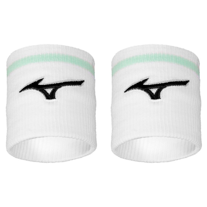Mizuno Polsbandjes Short W/Line witte baai