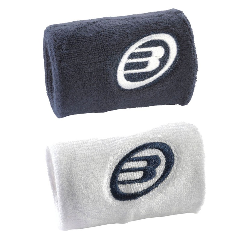 Bullpadel polsbandjes BPMU253 blauw-witte