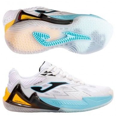Joma Open Men 2502 white turquoise heren 2025