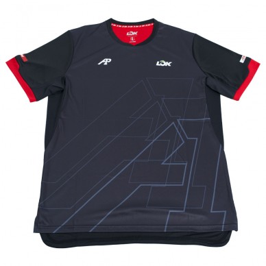 Lok Pikes A1Padel zwarte T-shirt