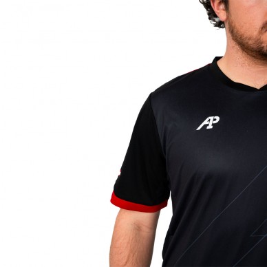 Lok Pikes A1Padel zwarte T-shirt