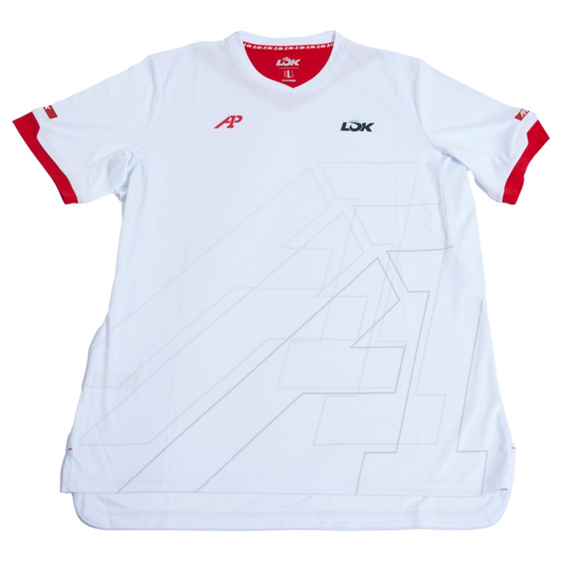 Lok Pikes A1Padel wit T-shirt Lok Pikes A1Padel wit T-shirt