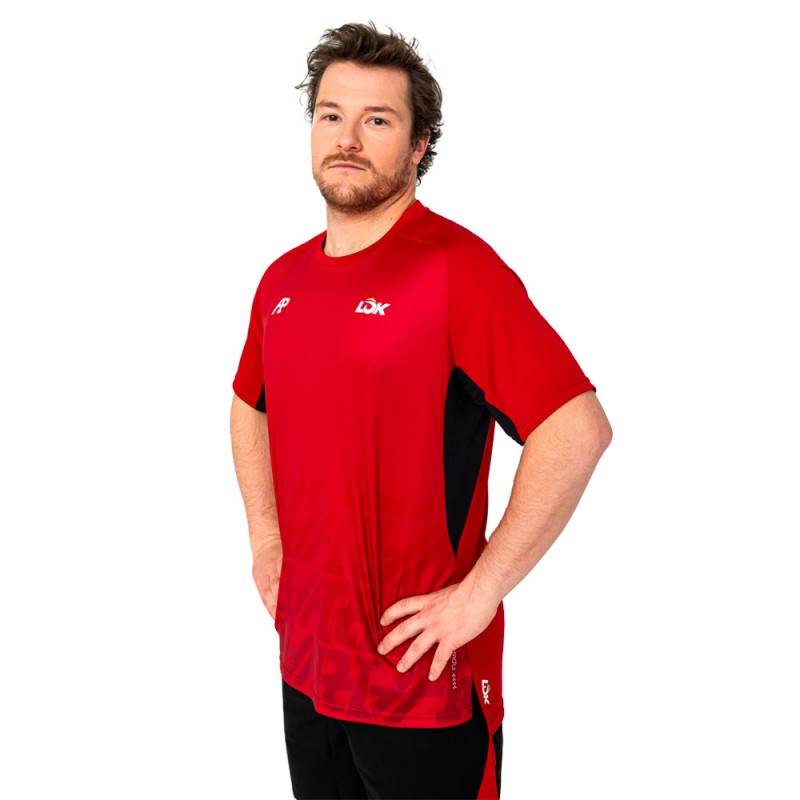 Lok Hood A1Padel rood T-shirt