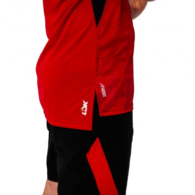 Lok Hood A1Padel rood T-shirt