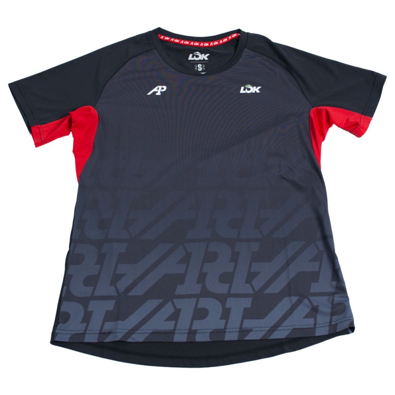 Lok Hood A1Padel zwart T-shirt Lok Hood A1Padel zwart T-shirt