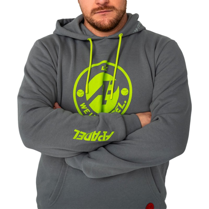 Lok Gross A1Padel grijs hoodie Lok Gross A1Padel grijs hoodie