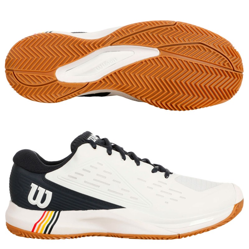 Wilson Rush Pro Ace Clay white heren 2025 Wilson Rush Pro Ace Clay white heren 2025