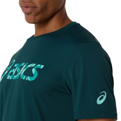 Asics Match Seasonal Graphic TEE groene T-shirt