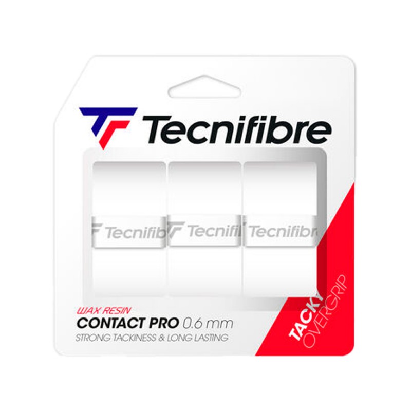 Tecnifibre Overgrips Contact Pro witte Tecnifibre Overgrips Contact Pro witte