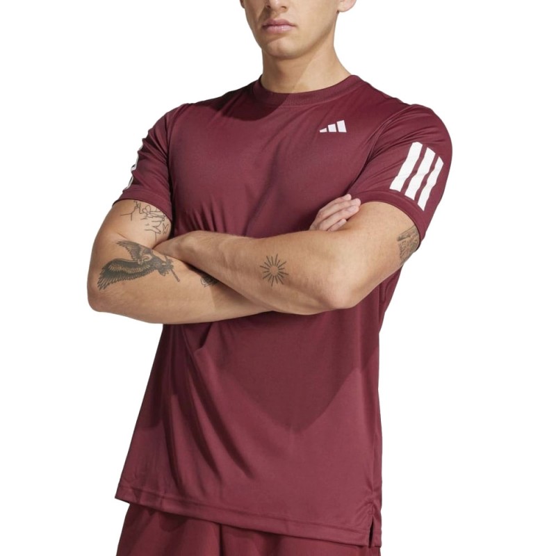 Adidas Club 3STR rood T-shirt