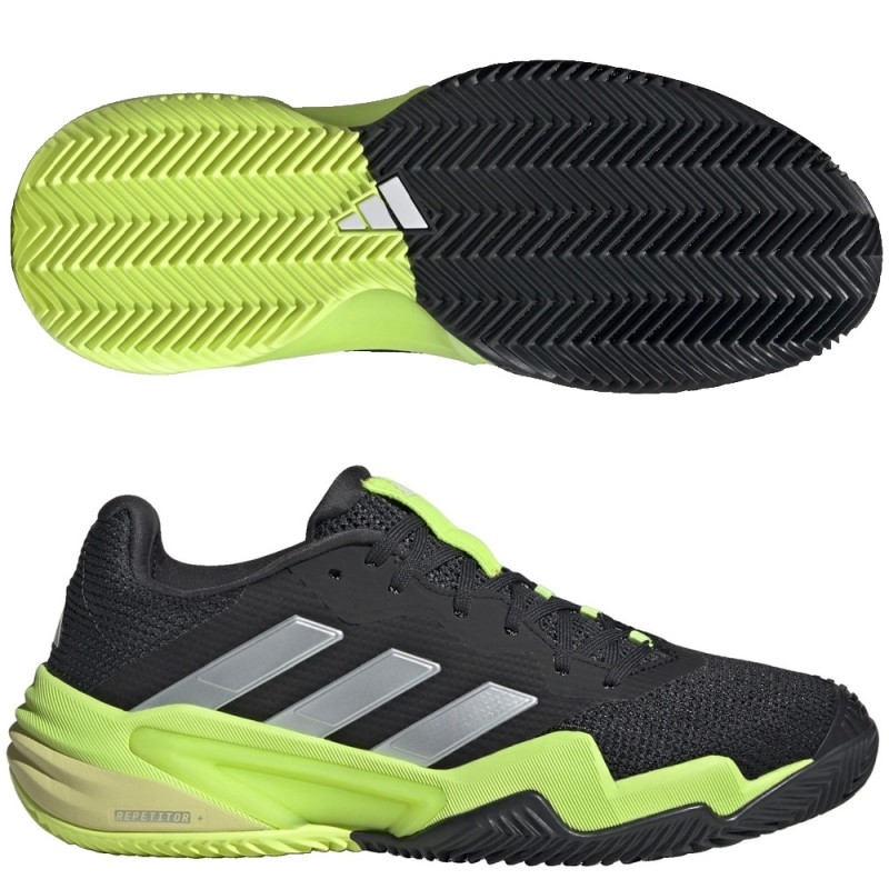 Adidas Barricade M Clay black lucid lemon heren 2025 Adidas Barricade M Clay black lucid lemon heren 2025