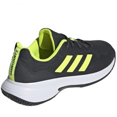 Adidas Gamecourt 2 M carbon lucid lemon heren 2025