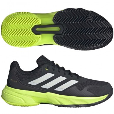 Adidas Courtjam Control M carbon lucid lemon heren 2025