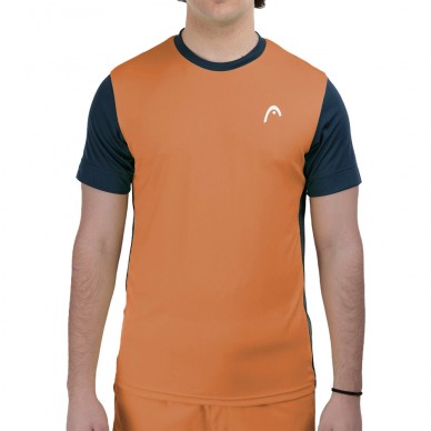 Head Slice oranje t-shirt