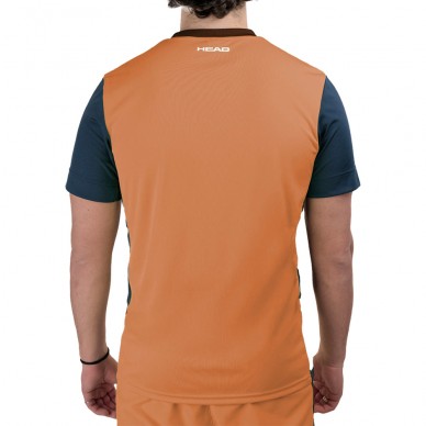 Head Slice oranje t-shirt