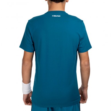 Head Rainbow groenblauwe t-shirt