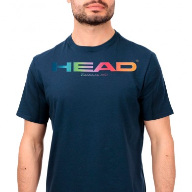 Head Rainbow donkerblauwe T-shirt
