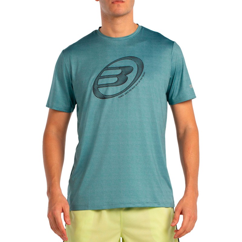 Bullpadel Lande blauwgroen gemêleerd T-Shirt