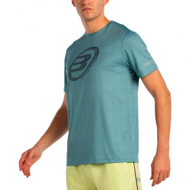 Bullpadel Lande blauwgroen gemêleerd T-Shirt
