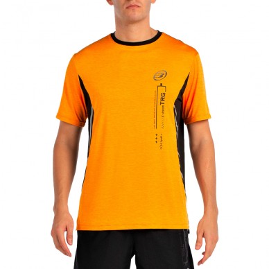 Bullpadel Becerre oranje tweekleurig T-shirt