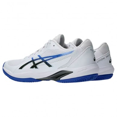 Asics Solution Swift FF2 Clay white dark cobalt heren 2025