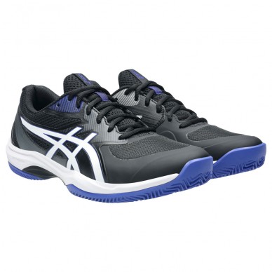 Asics Game FF Clay black white heren 2025