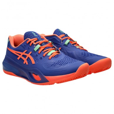 Asics Gel Resolution X Padel dark cobalt vivid coral heren 2025