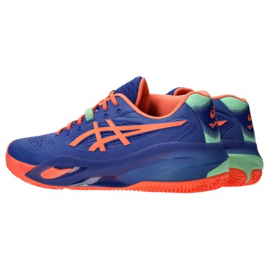 Asics Gel Resolution X Padel dark cobalt vivid coral heren 2025