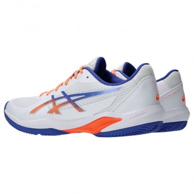 Asics Solution Swift FF2 Padel white dark cobalt heren 2025