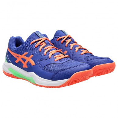Asics Gel Dedicate 8 Padel dark cobalt vivid coral heren 2025